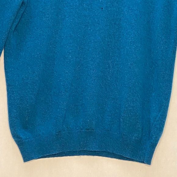 Mc Neal Mens Crewneck Sweater XL Mavericks Blue Merino Wool Cashmere Blend - Picture 7 of 14